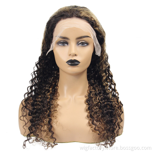 Cheap P2-27 wig human hair lace front, virgin cuticle aligned human hair wig, straight color 13x4 13x6 lace front wig